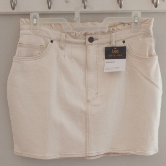 'Lee' Cotton Mini Skirt Size 16 NWT - Picture 1 of 13